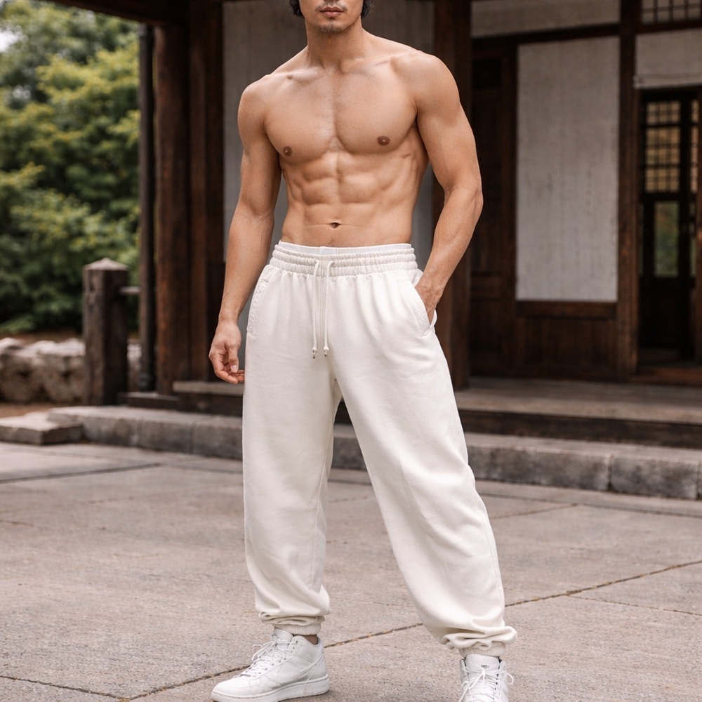 OF THE DRGN Bruce Lee Heavyweight Cotton Jogger Sweatpants